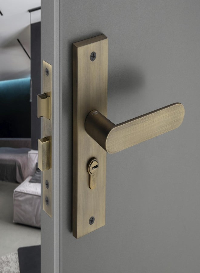 LAPO طقم قفل نقر لابو - قفل بمقبض شديد التحمل مع مفاتيح، أسطوانة 60 مم، جسم قفل 45 × 45 مم للمنزل، غرفة النوم، المكتب والفندق (تشطيب عتيق، ضمان 3 سنوات) Cy-180 - Image 1